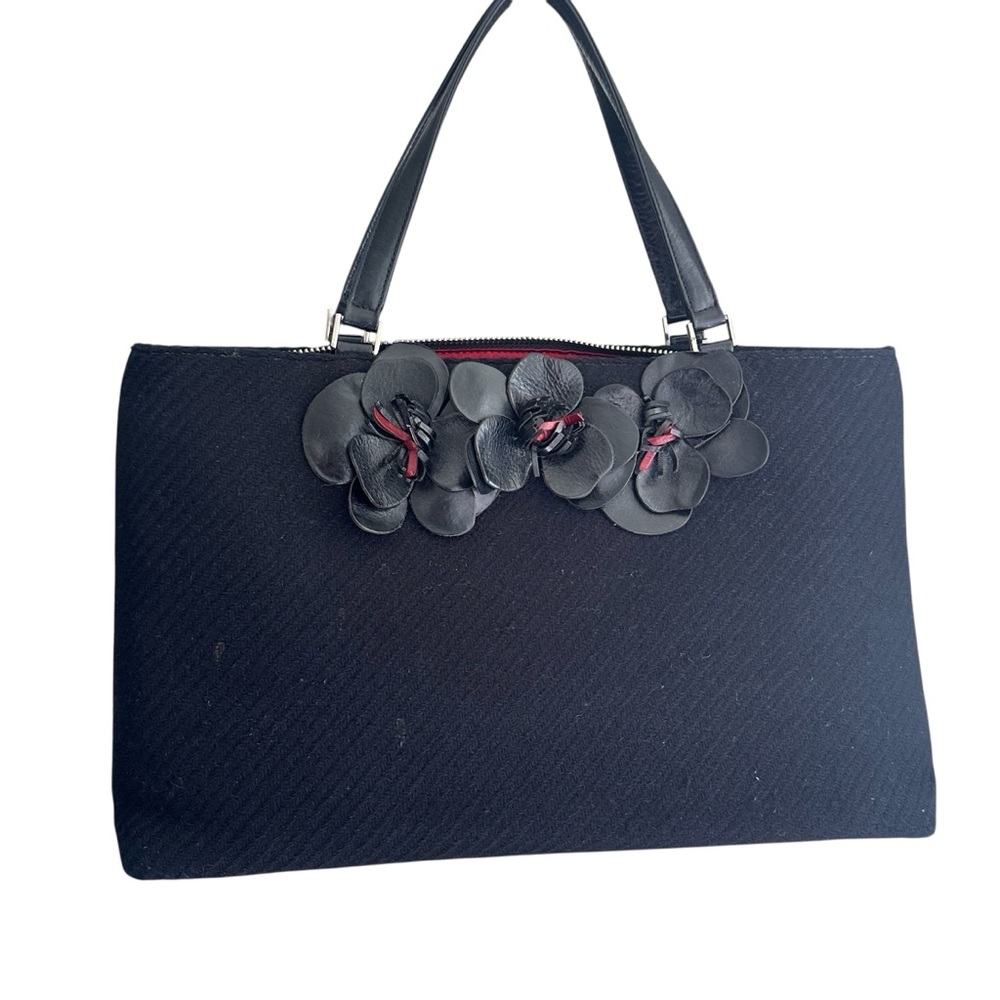 Kate Spade Black Floral Shoulder Bag